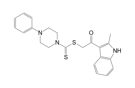 2-(2-methyl-1H-indol-3-yl)-2-oxoethyl 4-phenyl-1-piperazinecarbodithioate