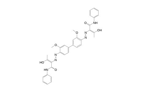 o-Anisidine=>(2 mol)acetoacetanilide