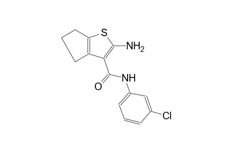 2-amino-N-(3-chlorophenyl)-5,6-dihydro-4H-cyclopenta[b]thiophene-3-carboxamide