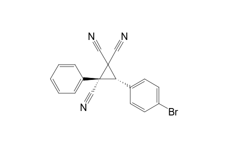 (2R,3R)-3-(4-Bromophenyl)-2-phenylcyclopropane-1,1,2-tricarbonitrile
