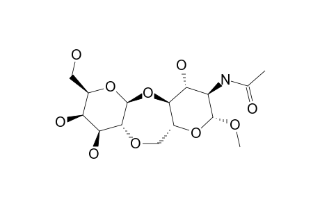 METHYL-2-ACETAMIDO-2-DEOXY-2',6-ANHYDRO-4-O-(BETA-D-GALACTOPYRANOSYL)-BETA-D-GLUCOPYRANOSIDE