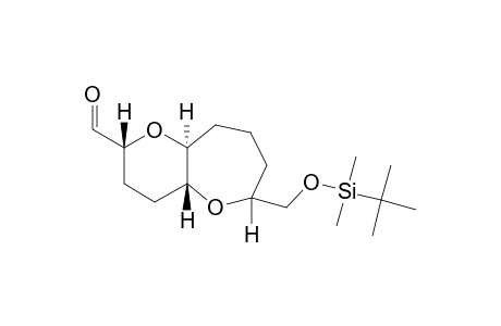 (2R*,4aR*,6R*,9aS*)-2-formyl-6-[(tert-butyldimethylsiloxy)methyl]pyrano[2,3-b]oxepane