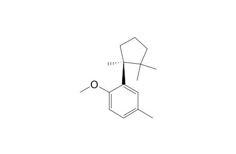 1-Methoxy-4-methyl-2-[(1S)-1,2,2-trimethylcyclopentyl]benzene