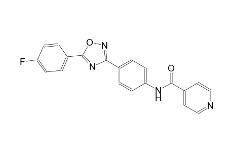 4-pyridinecarboxamide, N-[4-[5-(4-fluorophenyl)-1,2,4-oxadiazol-3-yl]phenyl]-