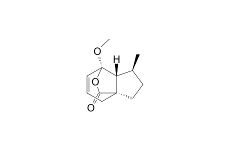 rel-(1S,3aR,7S,7aR)-1,2,3,6,7,7a-hexahydro-7-methoxy-1-methyl-7,3a-(epoxymethano)-3aH-inden-9-one
