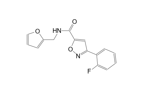 5-isoxazolecarboxamide, 3-(2-fluorophenyl)-N-(2-furanylmethyl)-