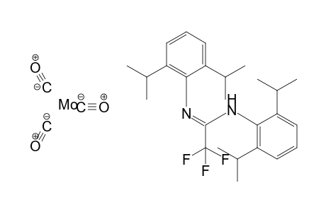ETA(6)-[CF3C-[N-2,6-(I)PR2C6H3]-NH-(2,6-(I)PR2C6H3)]-MO(CO)3