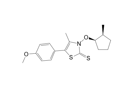 N-((cis)-2'-Methylcyclopentoxy)-5-(p-methoxyphenyl)-4-methylthiazole-2(3H)-thione