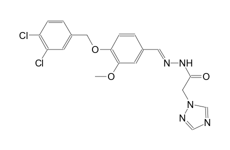 N'-((E)-{4-[(3,4-dichlorobenzyl)oxy]-3-methoxyphenyl}methylidene)-2-(1H-1,2,4-triazol-1-yl)acetohydrazide