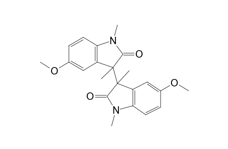 meso-5,5'-Dimethoxy-1,1',3,3'-tetramethyl-[3,3'-biindoline]-2,2'-dione
