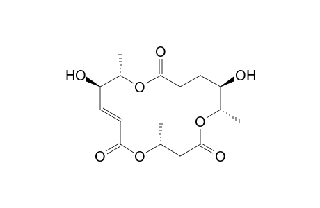 (4R,7E,9R,10S,15R,16S)-4,10,16-trimethyl-9,15-bis(oxidanyl)-1,5,11-trioxacyclohexadec-7-ene-2,6,12-trione