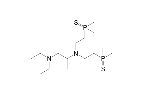 N,N'-Bis(2'-dimethylphosphinothioylethyl)-N,N'-diethylpropylenediamine