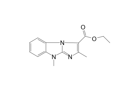 9H-Imidazo[1,2-a][1,3]benzimidazole-3-carboxylic acid, 2,9-dimethyl-, ethyl ester
