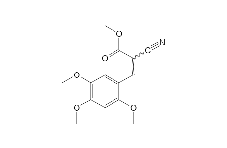 alpha-CYANO-2,4,5-TRIMETHOXYCINNAMIC ACID, METHYL ESTER