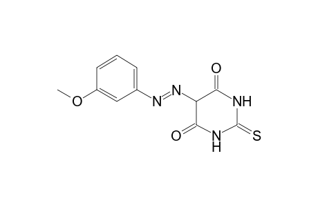 5-[(m-METHOXYPHENYL)AZO]-2-THIOBARBITURIC ACID