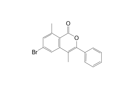 6-Bromo-4,8-dimethyl-3-phenyl-1H-isochromen-1-one