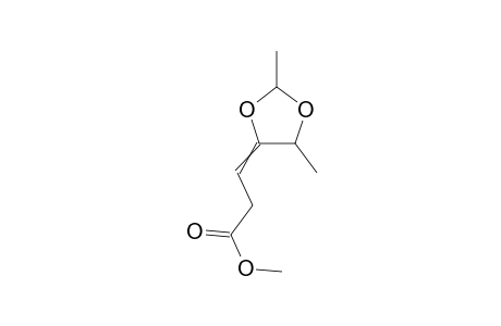 2,5-Dimethyl-4-[(methoxycarbonyl)ethylidene]-1,3-dioxolane