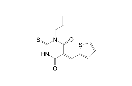 (5Z)-1-allyl-5-(2-thienylmethylene)-2-thioxodihydro-4,6(1H,5H)-pyrimidinedione