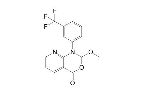 1-[3'-(Trifluoromethyl)phenyl]-1,2-dihydro-2-methoxy-4H-pyrido[2,3-d]-[1,3]oxazin-4-one