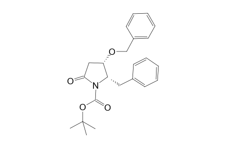 (3S,4S)-N-[(tert-butoxycarbonyl)]-4-Benzyloxy-5-benzyl-2-pyrrolidinone