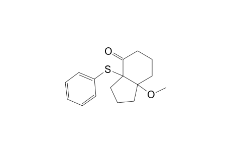 4H-Inden-4-one, octahydro-7a-methoxy-3a-(phenylthio)-, cis-
