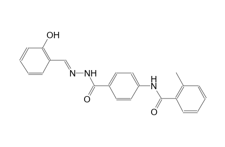 benzoic acid, 4-[(2-methylbenzoyl)amino]-, 2-[(E)-(2-hydroxyphenyl)methylidene]hydrazide