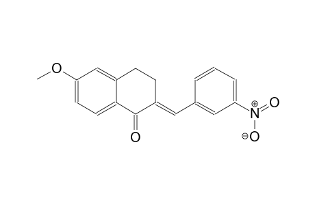 (2E)-6-methoxy-2-(3-nitrobenzylidene)-3,4-dihydro-1(2H)-naphthalenone