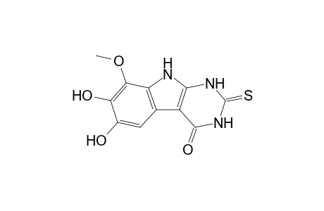 2,3-Dihydro-6,7-dihydroxy-8-methoxy-2-thioxo-1H-pyrimido[4,5-b]indol-4(9H)-one