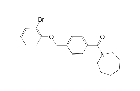 2-bromophenyl 4-(hexahydro-1H-azepin-1-ylcarbonyl)benzyl ether