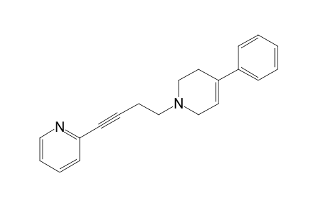 1,2,3,6-Tetrahydro-4-phenyl-1-[4-(2-pyridinyl)-3-butynyl]pyridine