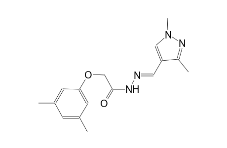 2-(3,5-dimethylphenoxy)-N'-[(E)-(1,3-dimethyl-1H-pyrazol-4-yl)methylidene]acetohydrazide