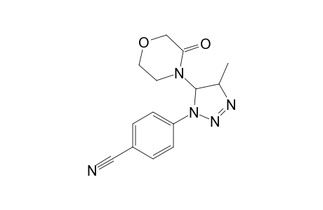 4-Methyl-1-(4-cyanophenyl)-5-(3-oxomorpholino)-4,5-dihydro-[1,2,3]triazoline