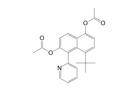 1,6-Naphthalenediol, 4-(1,1-dimethylethyl)-5-(2-pyridinyl)-, diacetate (ester)