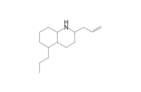 2-(2'-Propen-1'-yl)-5-propyldecahydroquinoline