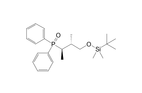 syn-(2R*,3R*)-2,3-Dimethyl-1-(1,1-Dimethylethyl)dimethylsiloxy-3-diphenylphosphinoylpropane