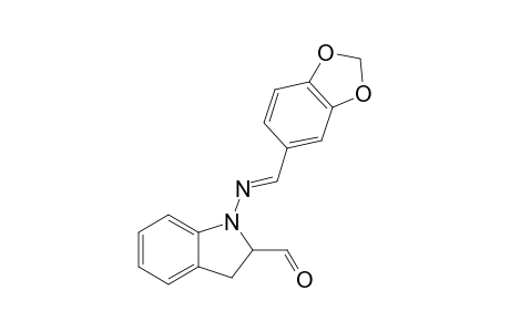 2-FORMYL-1-(3,4-METHYLIDENEBENZYLIDENEAMINO)-INDOLINE