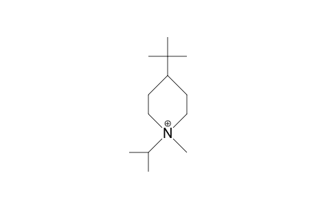 R-4-tert-Butyl-C-1-isopropyl-T-1-methyl-piperidinium cation