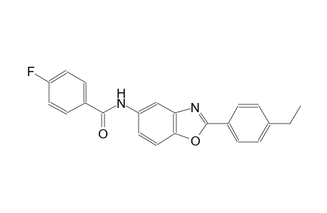 benzamide, N-[2-(4-ethylphenyl)-5-benzoxazolyl]-4-fluoro-