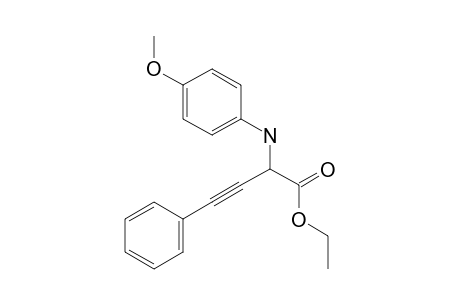 2-[(4-methoxyphenyl)amino]-4-phenyl-but-3-ynoic acid ethyl ester