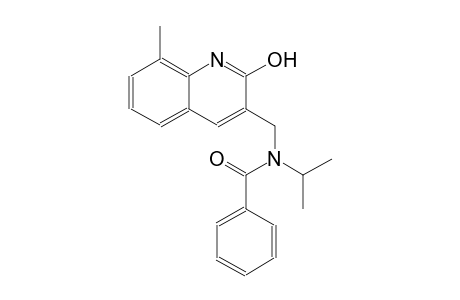 N-[(2-hydroxy-8-methyl-3-quinolinyl)methyl]-N-isopropylbenzamide