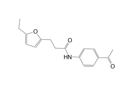 N-(4-acetylphenyl)-3-(5-ethyl-2-furyl)propanamide