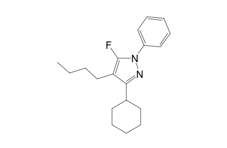 4-BUTYL-3-CYClOHEXYL-5-FLUORO-1-PHENYLPYRAZOLE