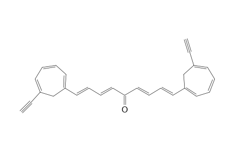 (1E,3E,6E,8E)-1,9-bis(6-ethynyl-1-cyclohepta-1,3,5-trienyl)-5-nona-1,3,6,8-tetraenone