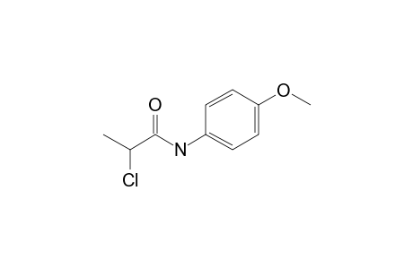 Propanamide, N-(4-methoxyphenyl)-2-chloro-