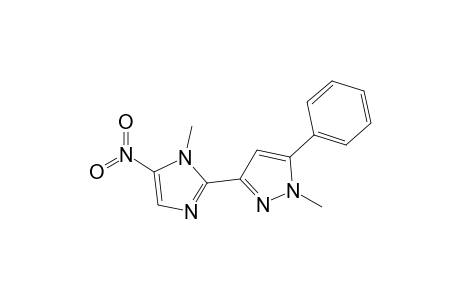 1-Methyl-3-(1-methyl-5-nitro-2-imidazolyl)-5-phenylpyrazole