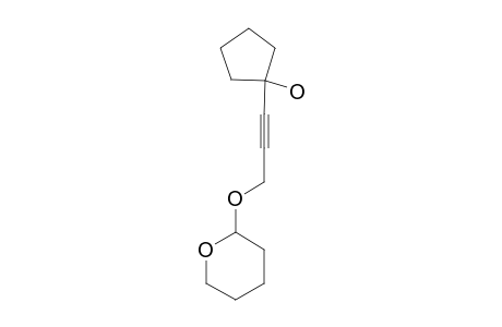 1-[3-(oxan-2-yloxy)prop-1-ynyl]cyclopentan-1-ol