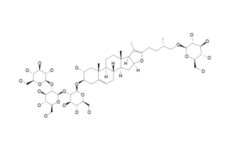 FISTULOSAPONIN_E;(25-R)-26-O-BETA-D-GLUCOPYRANOSYL-5,20-DIENEFUROSTAN-2-ALPHA,3-BETA,26-TRIOL-3-O-BETA-D-GLUCOPYRANOSYL-(1->2)-BETA-D-