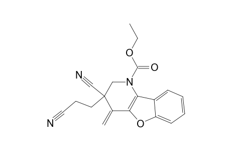 3-cyano-3-(2-cyanoethyl)-4-methylene-2H-benzofuro[3,2-b]pyridine-1-carboxylic acid ethyl ester