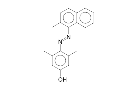 3,5-Dimethyl-4-[(E)-(2-methyl-1-naphthyl)diazenyl]phenol