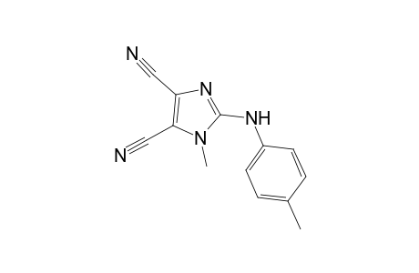 4,5-Dicyano-1-methyl-2-N-(4-methylphenyl)aminoimidazole